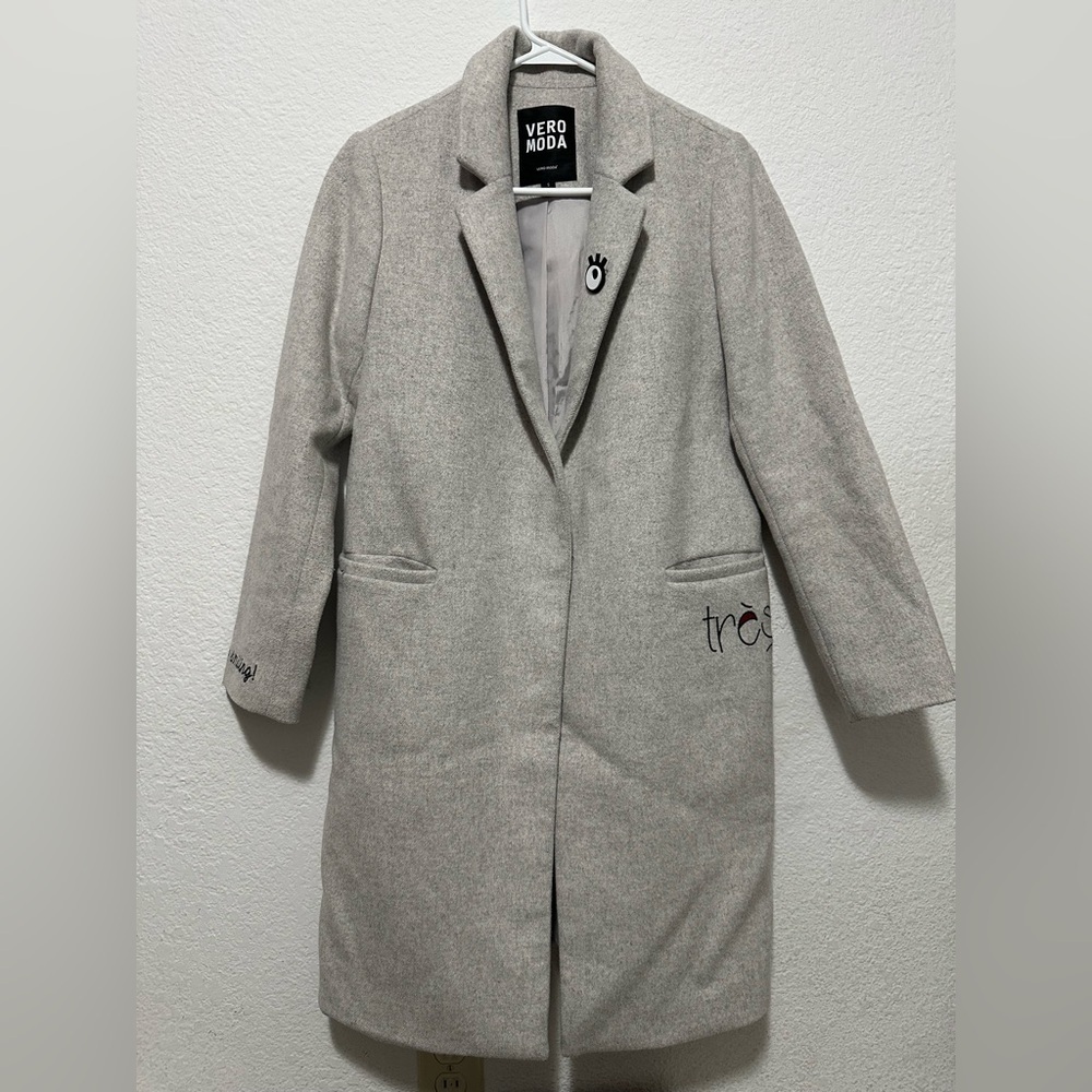 Vero Moda BANANAL/S Wool Coat size S‎